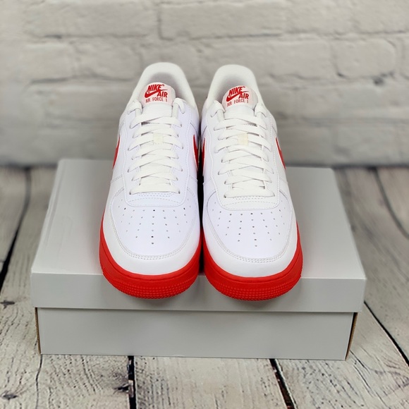 Nike Air Force 1 Low "White Red Sole" - Picture 2 of 9